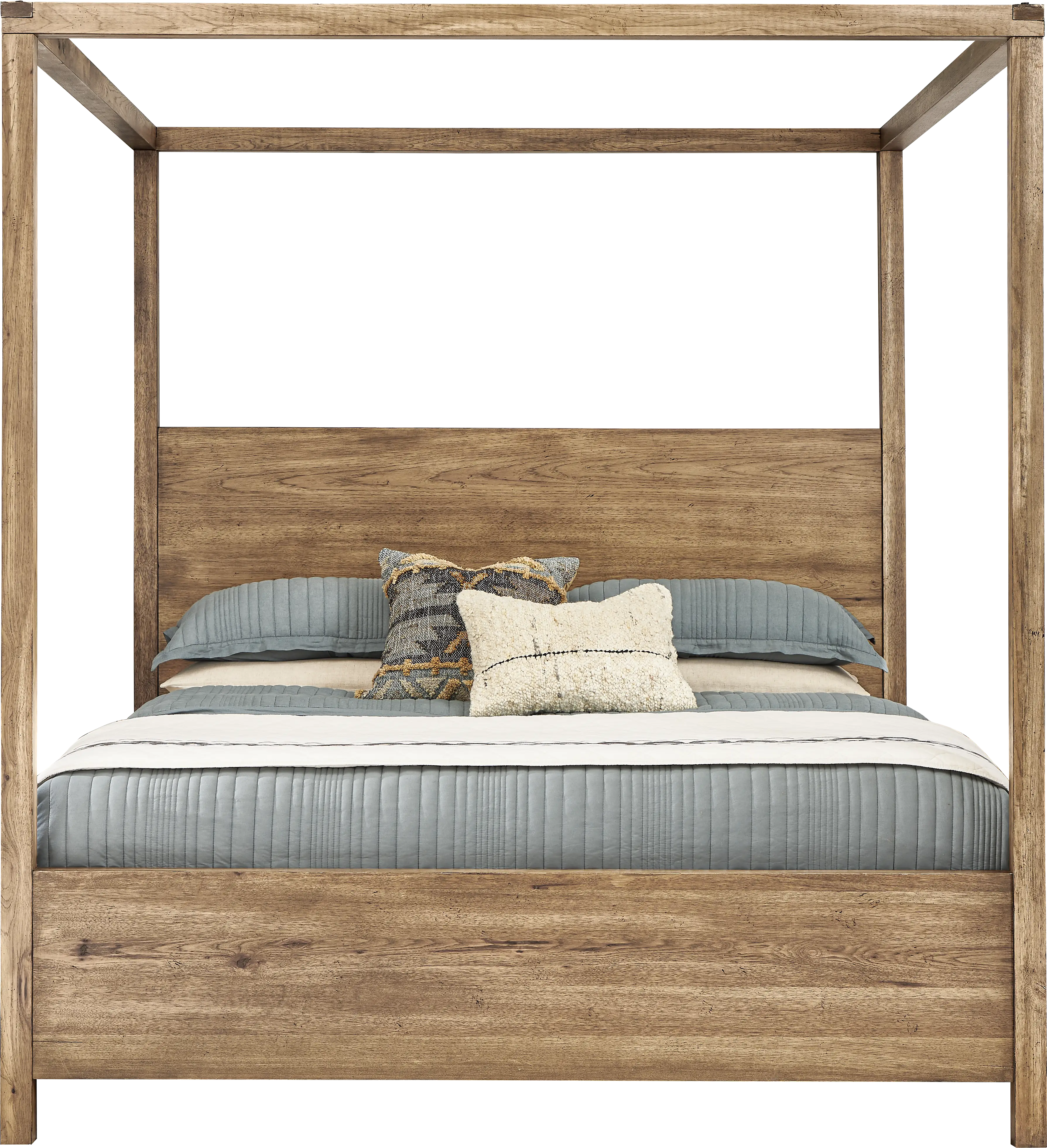 Timberland Ridge 5 Pc Brown Dark Wood Queen Bedroom Set With 3 Pc Queen ...