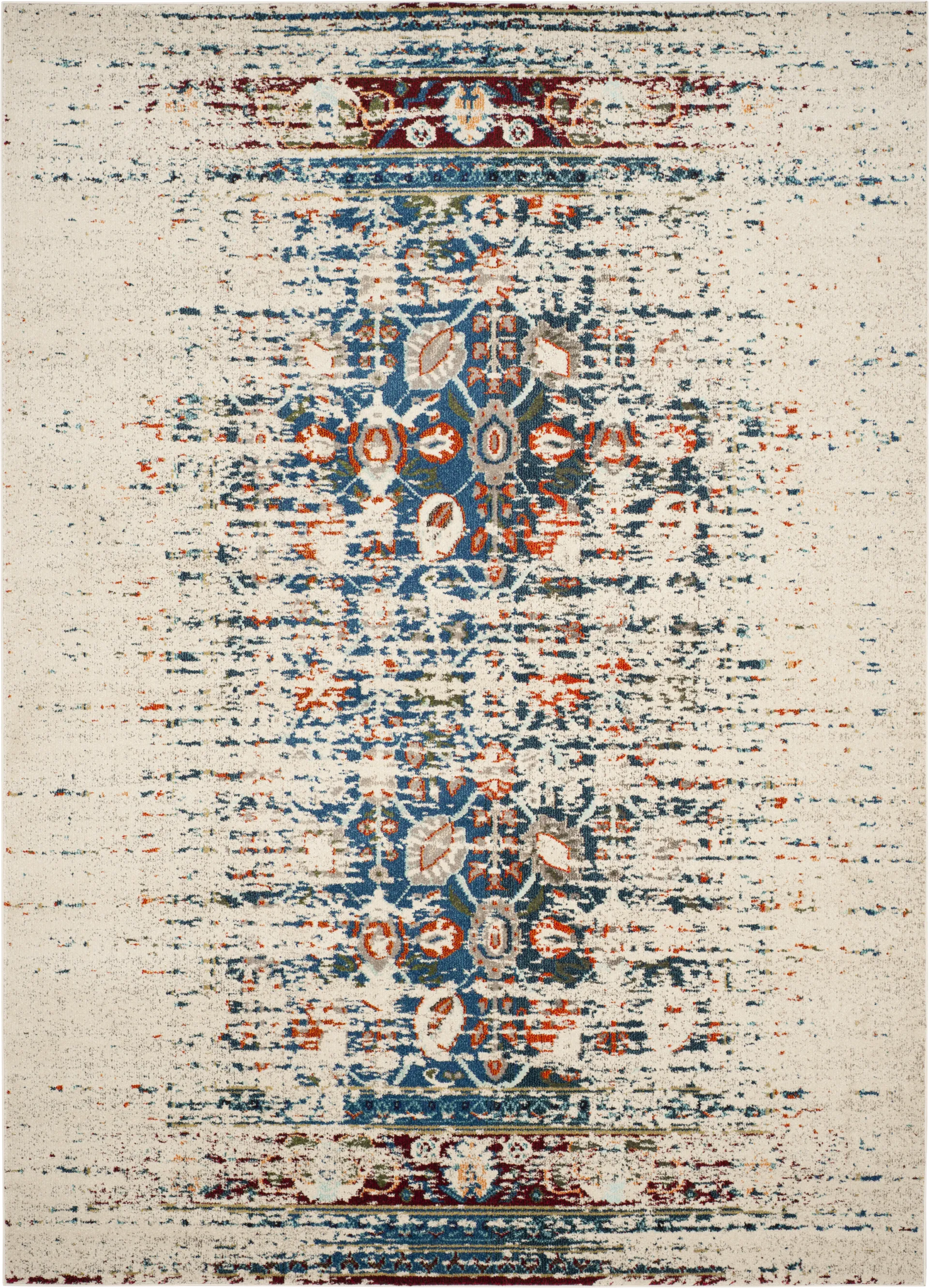Aziza Ivory 5'1 x 7'7 Rug - Image 1