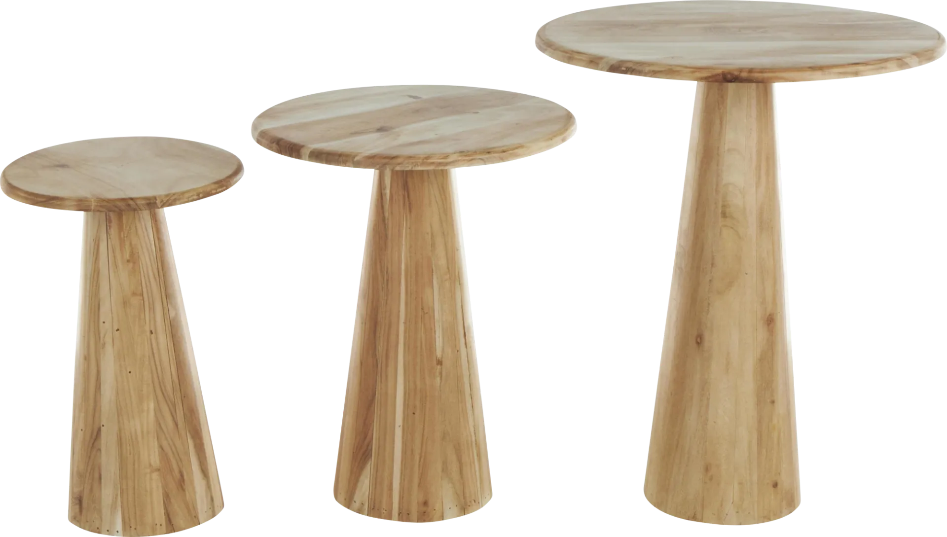 Charleigh Light Oak End Table, Set of 3 - Image 1