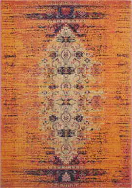 Nimah Orange 8' x 11' Rug