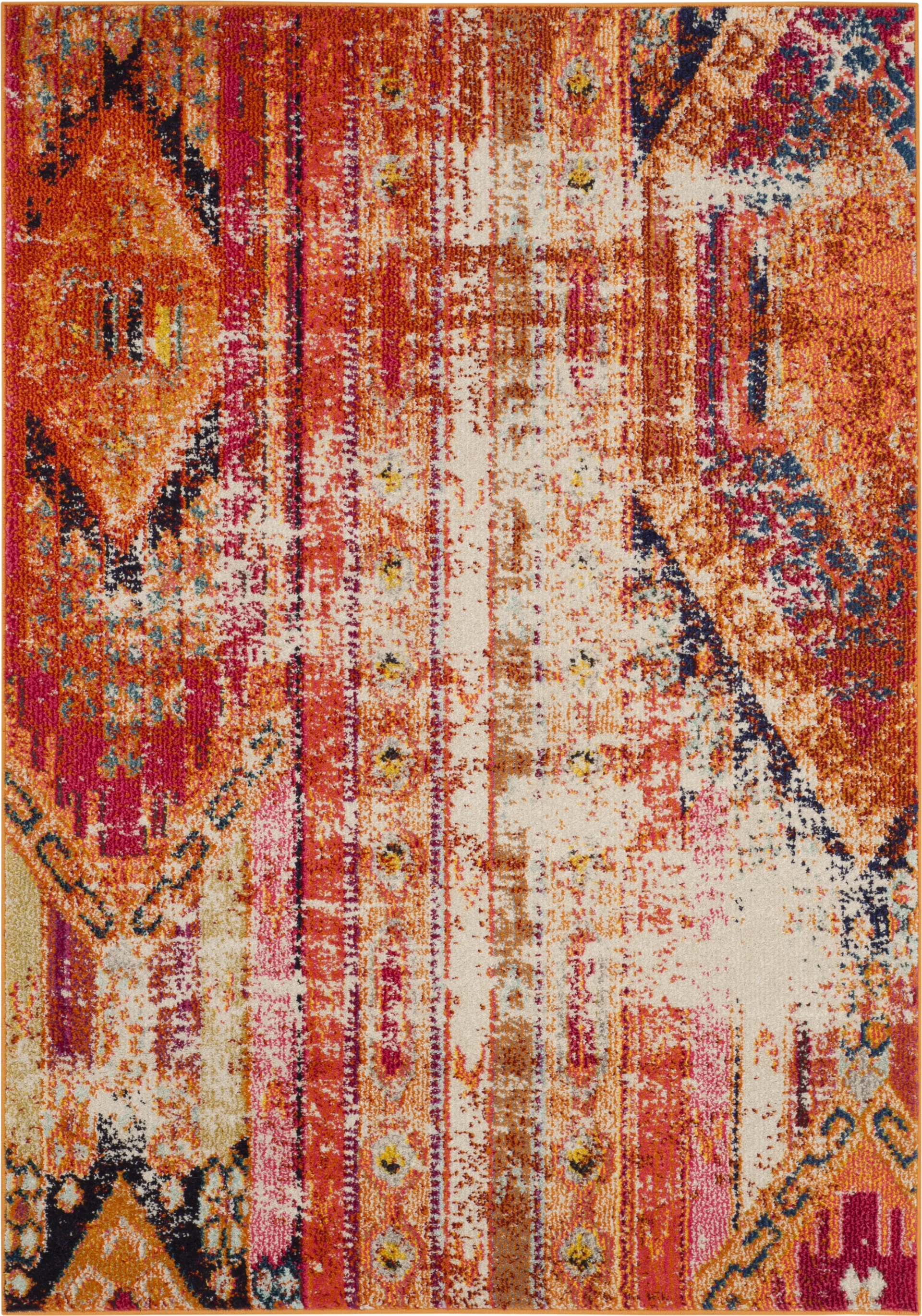 Artesia Orange 5'1 x 7'7 Rug - Image 1