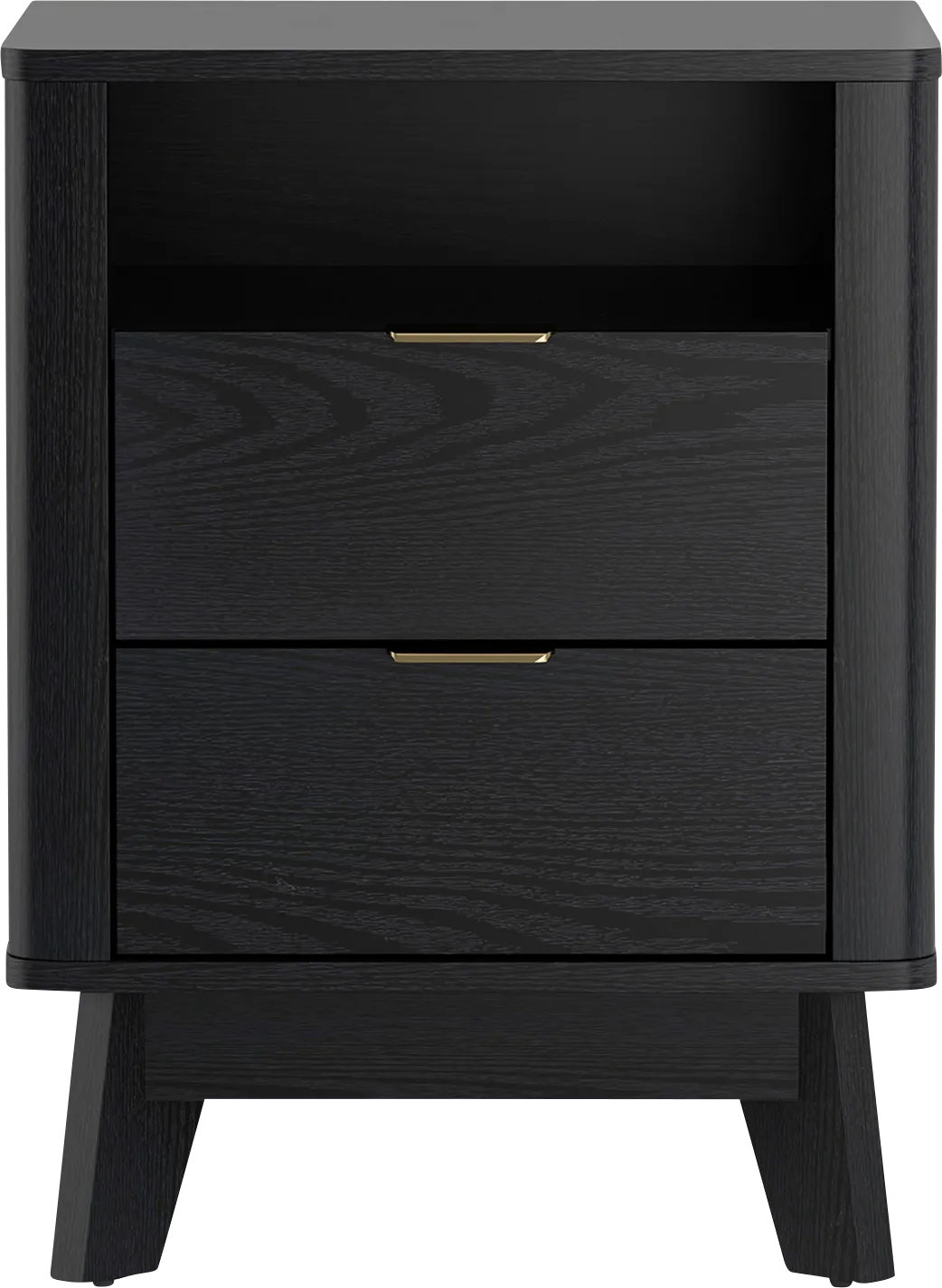 Ritim Black Nightstand - Image 1