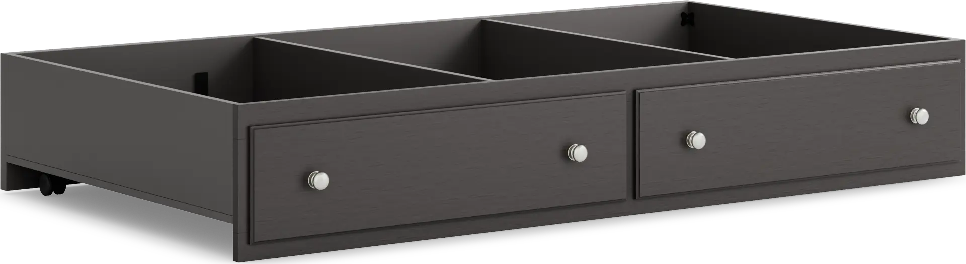 Kids Santa Cruz Gray Twin Storage Trundle