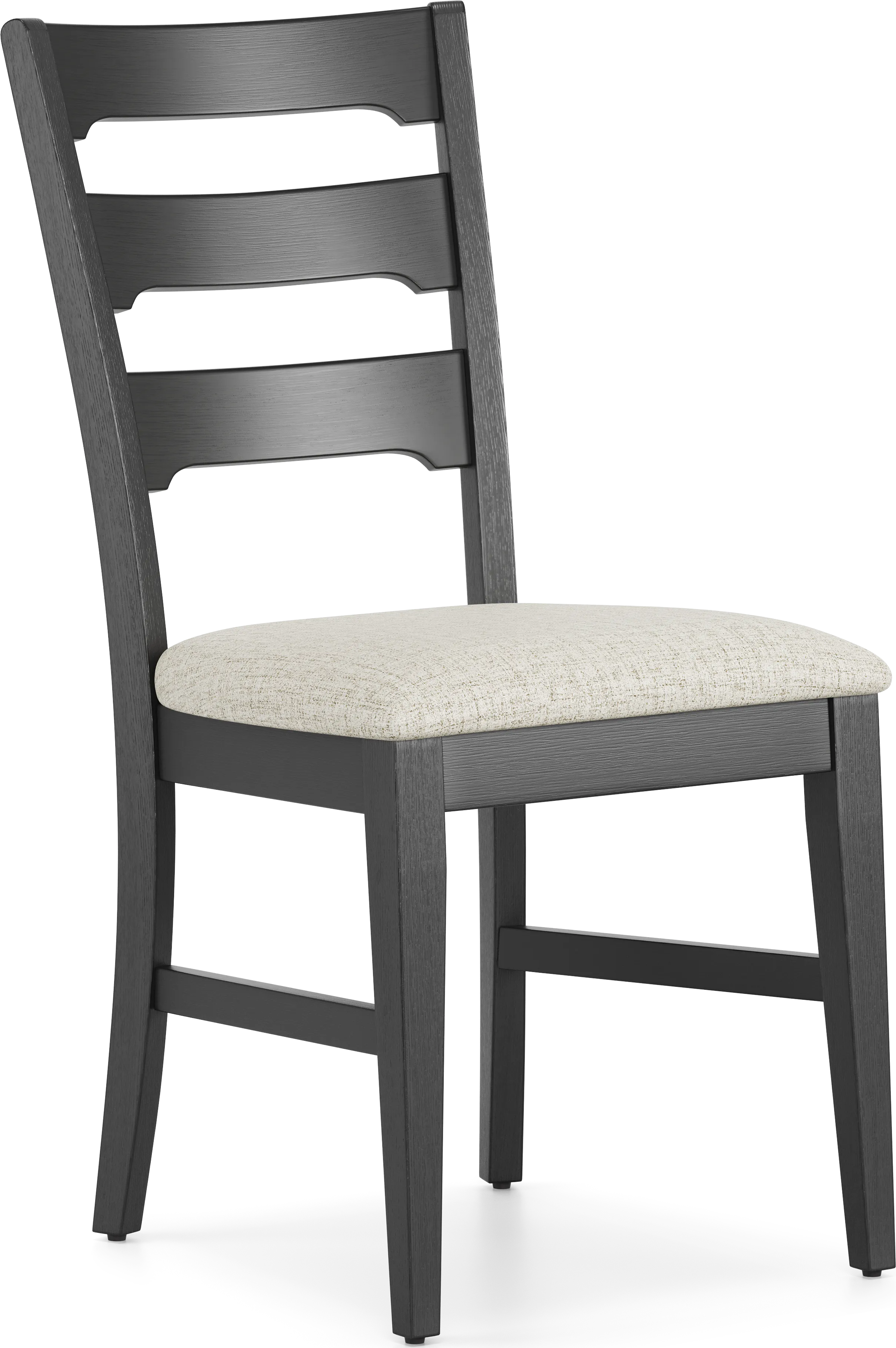 Millsboro 5 Pc Black Dining Room Set With Leg Table, Side Chair | Rooms ...