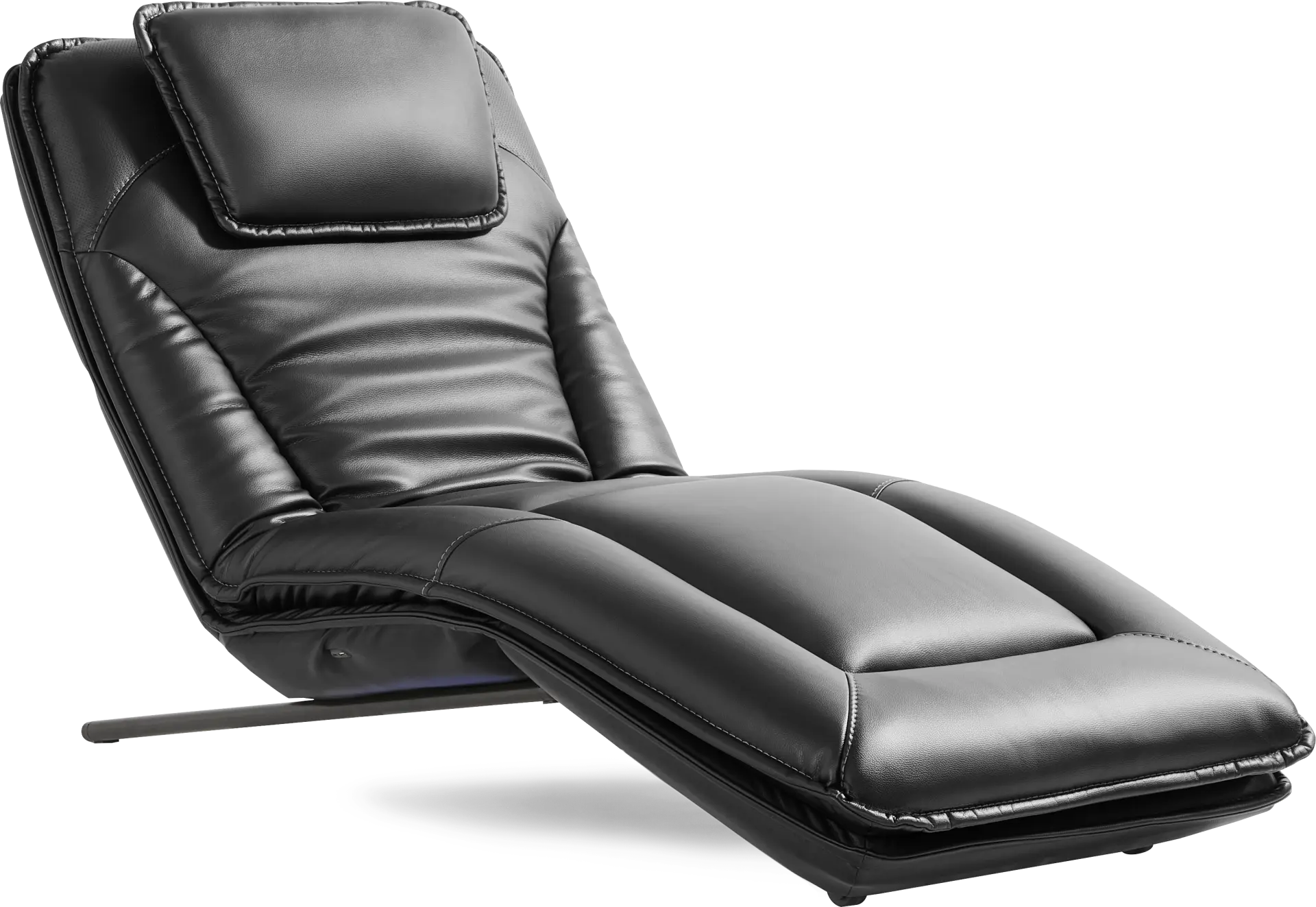 Repose Black Power Reclining Chaise