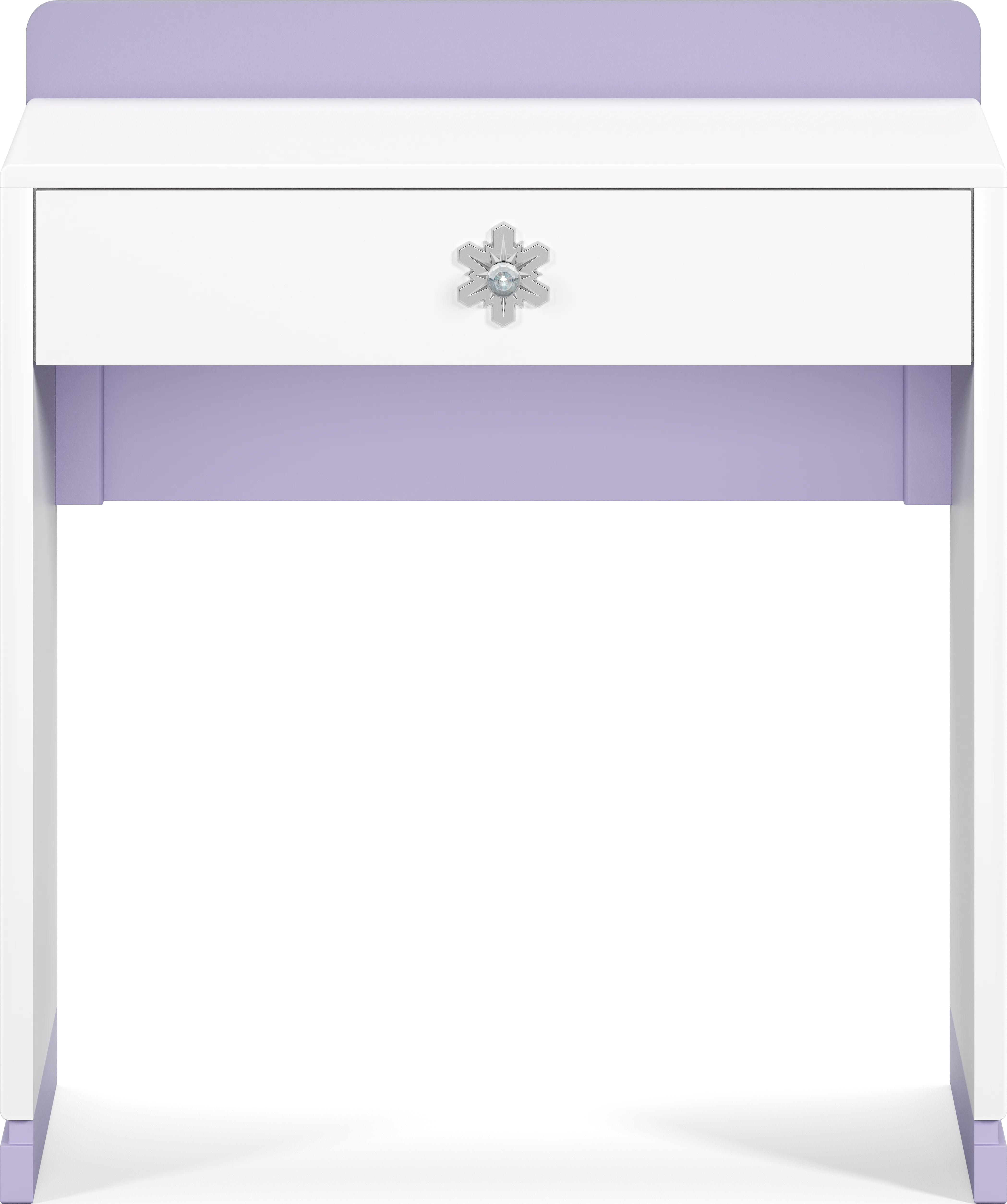 Frozen White and Lavender Desk - Image 1