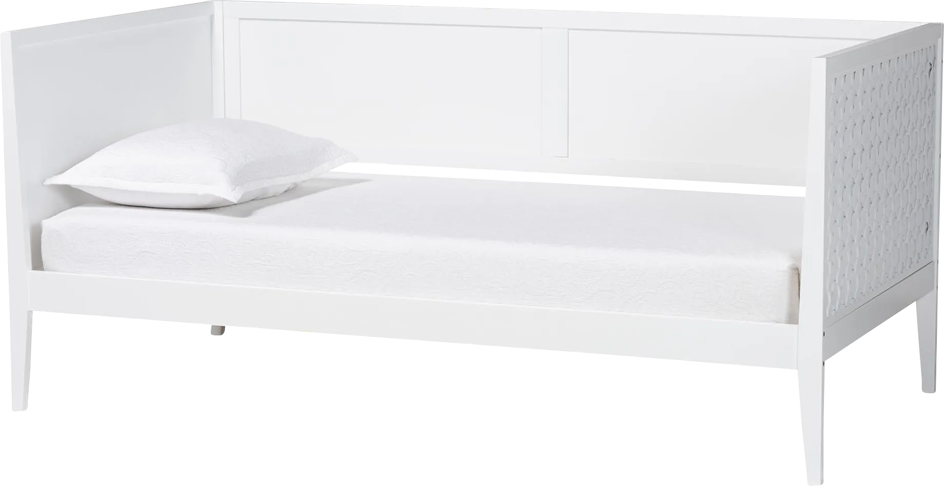 Momina White Twin Daybed - Image 1