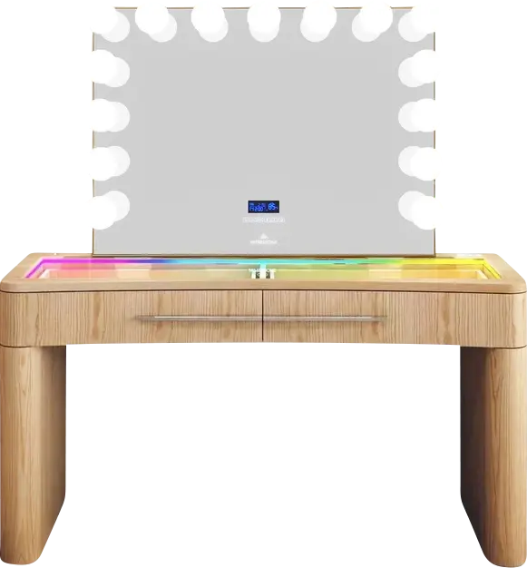 Evtan Brown Vanity Set