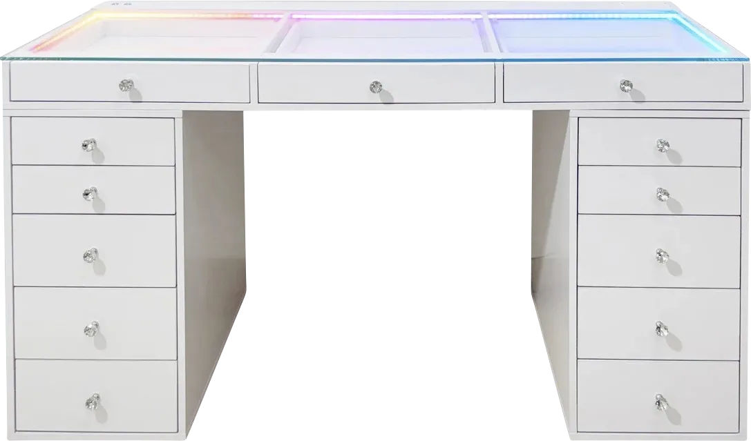 Layim White Vanity | Rooms to Go