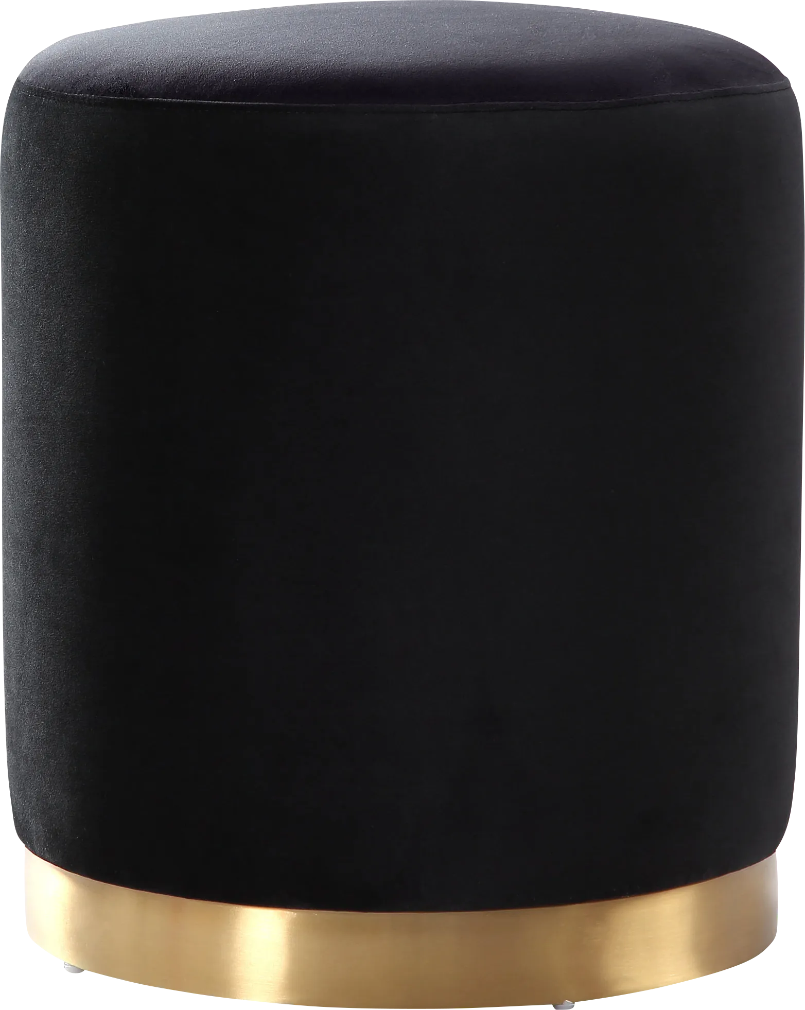 Soraya Black Ottoman - Image 1