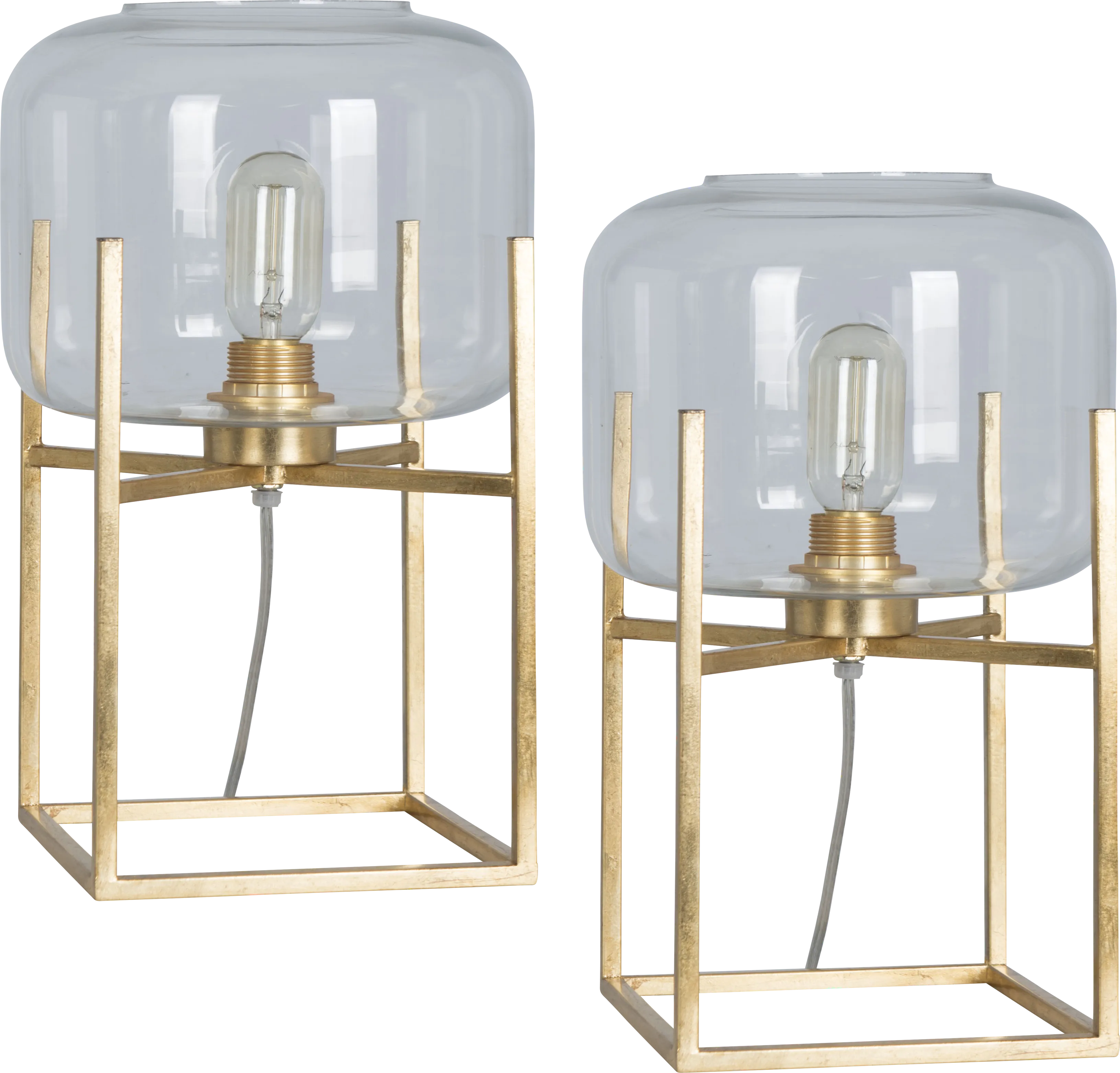 Aberlady Gold Table Lamps, Set of 2