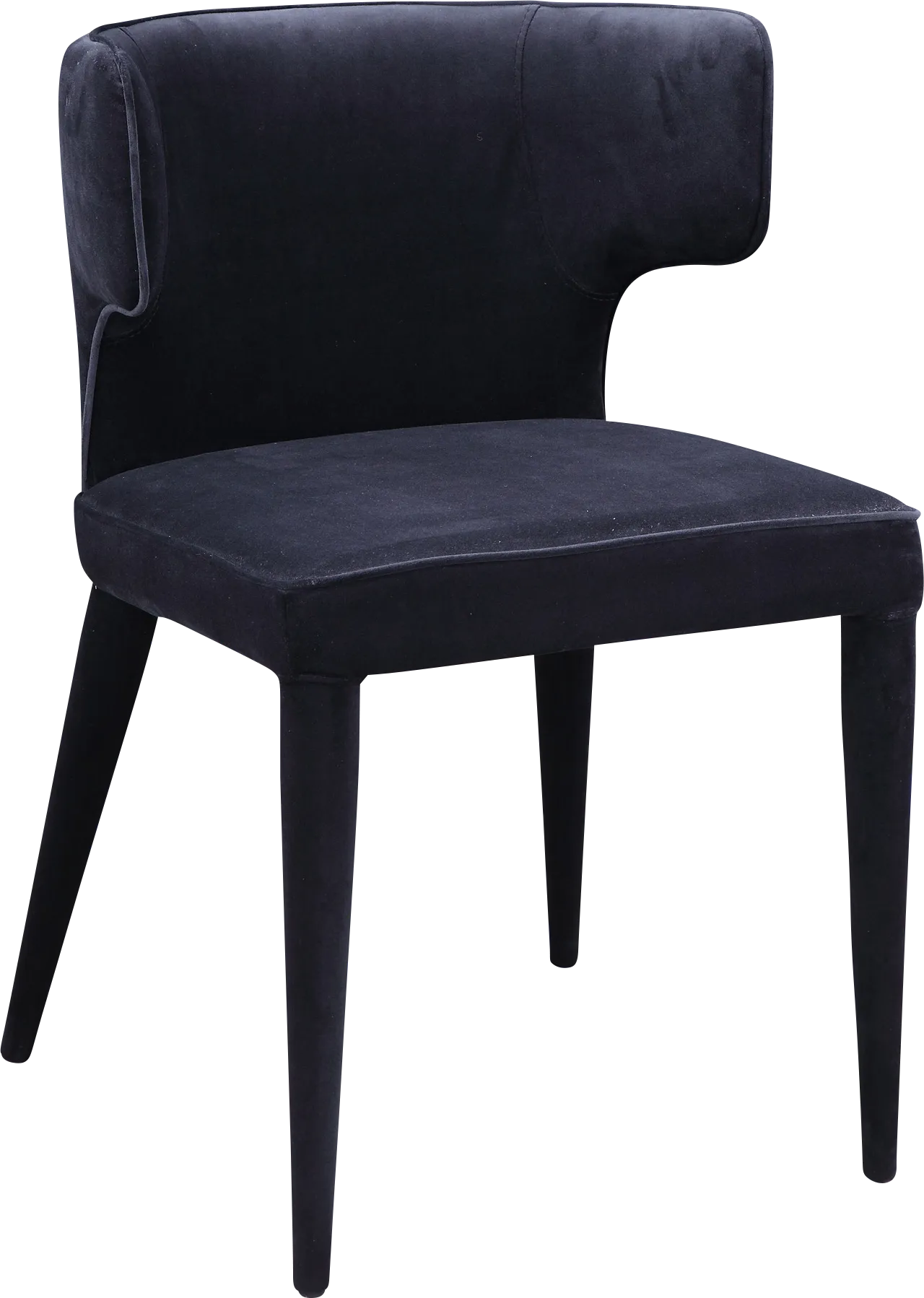 Vanette Black Side Chair - Image 1