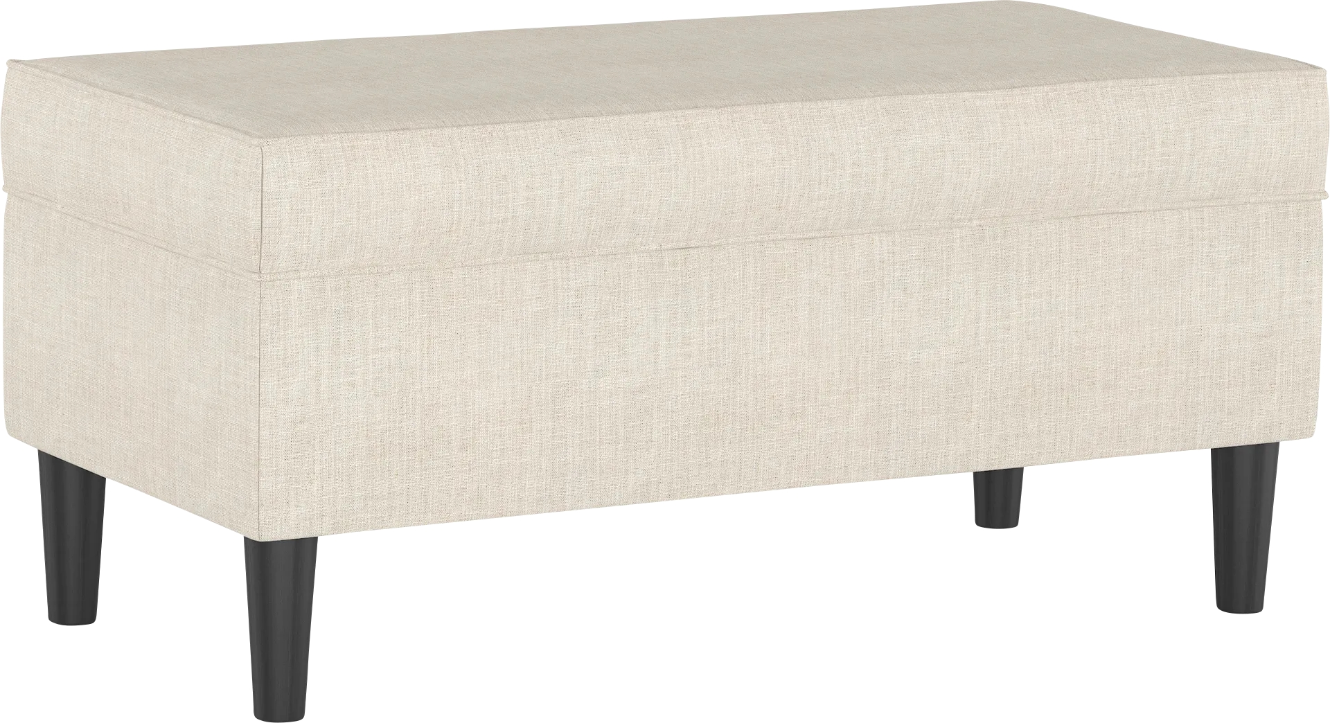 Cottage Charm Ivory Storage Bench - Image 1