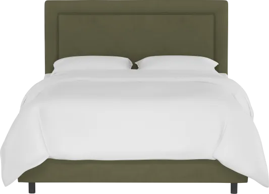 Kids Sweet Plains Green Twin Upholstered Bed