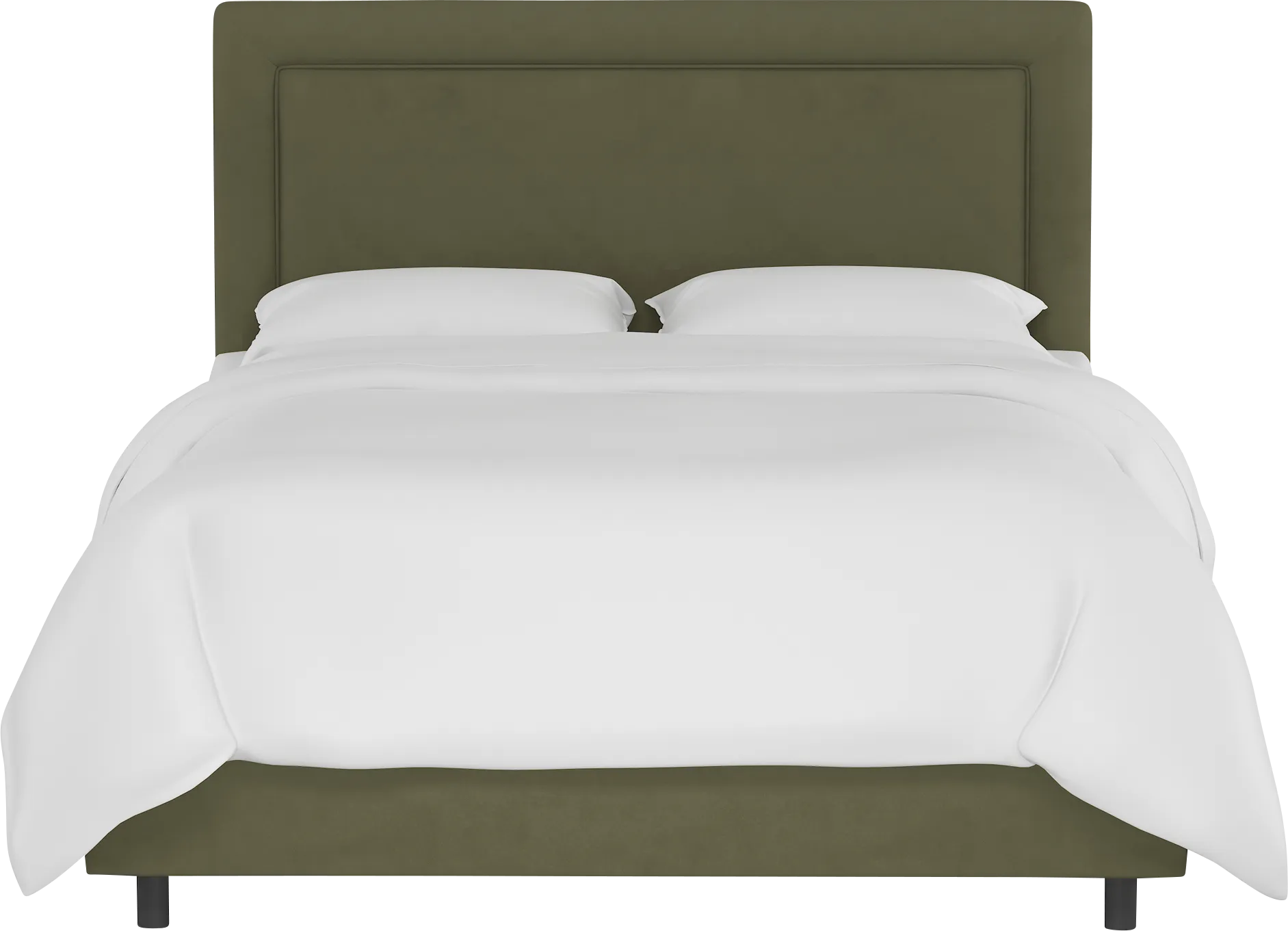 Kids Sweet Plains Green Twin Upholstered Bed - Image 1