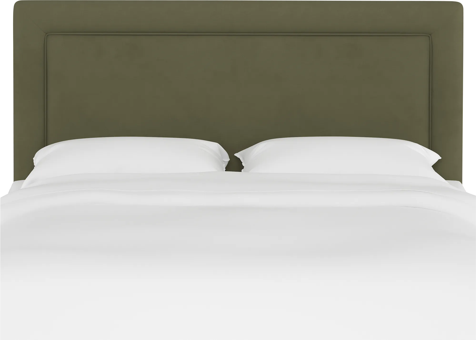 Sweet Plains Green King Upholstered Headboard