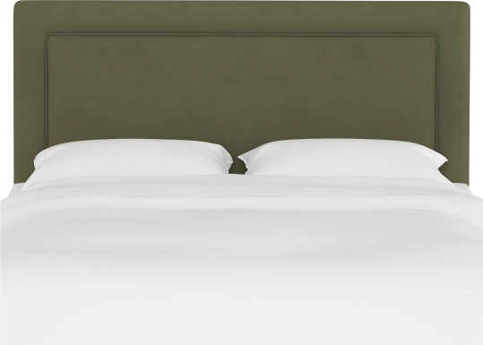 Sweet Plains Green King Upholstered Headboard