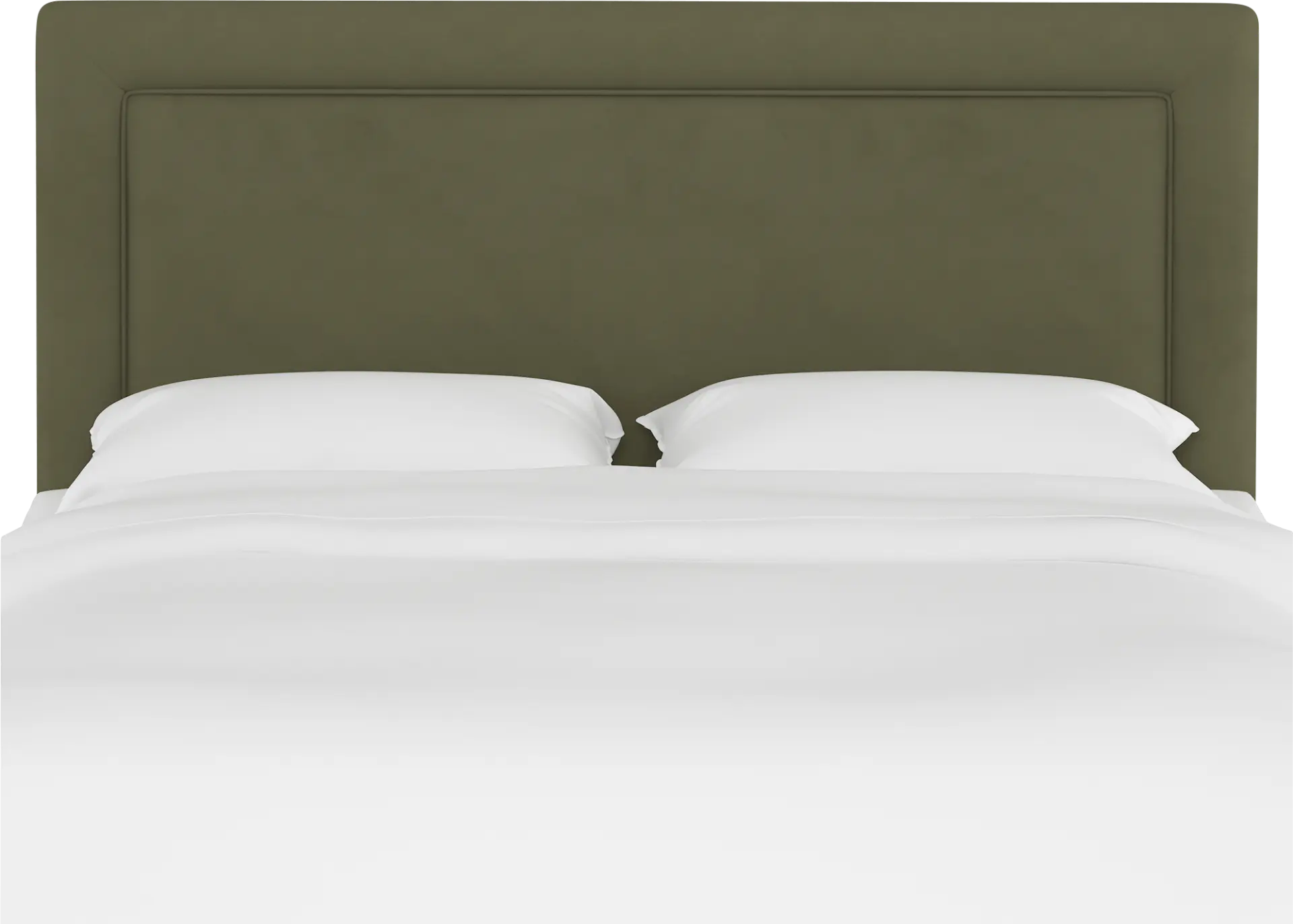 Sweet Plains Green King Upholstered Headboard