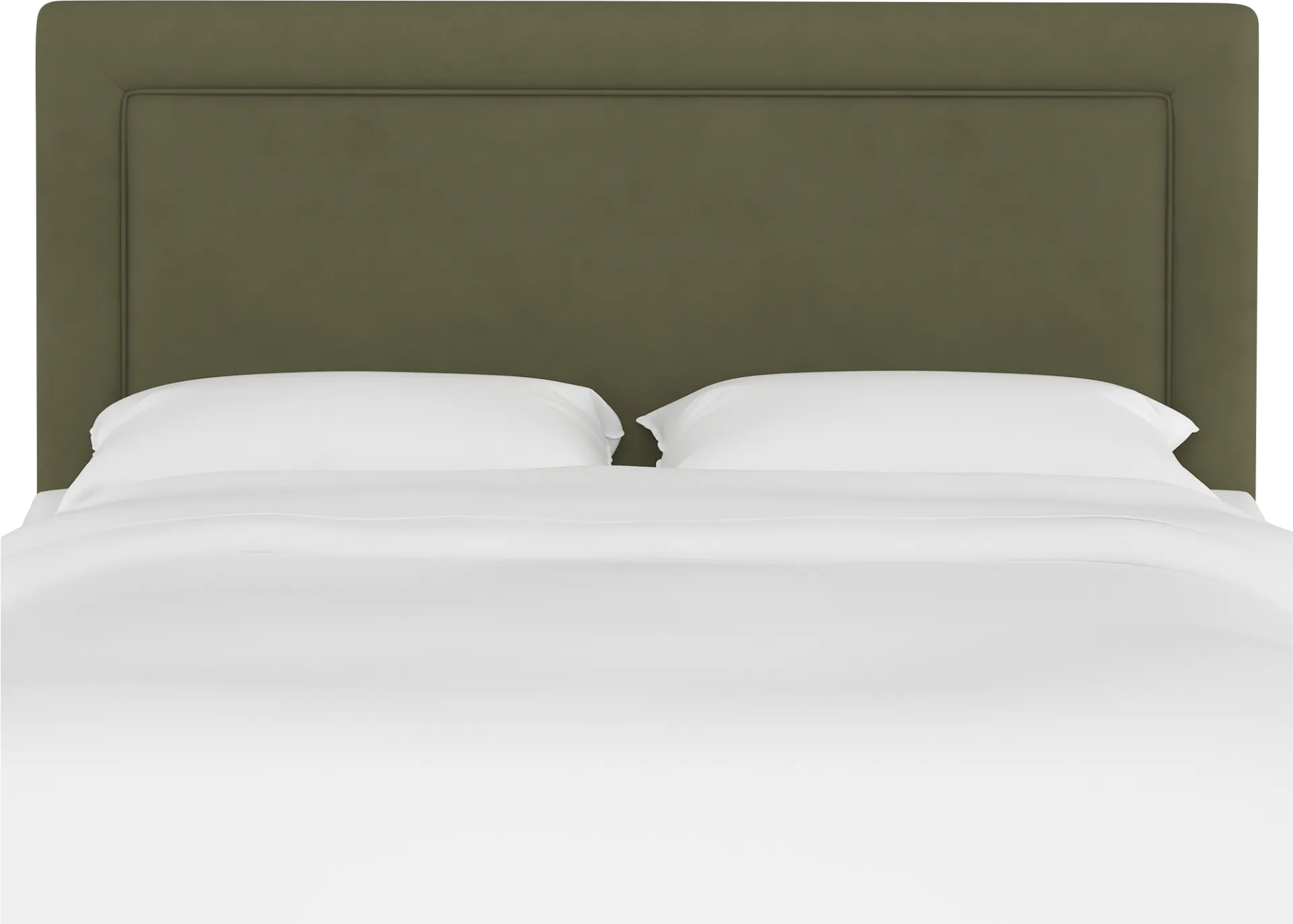 Sweet Plains Green King Upholstered Headboard - Image 1