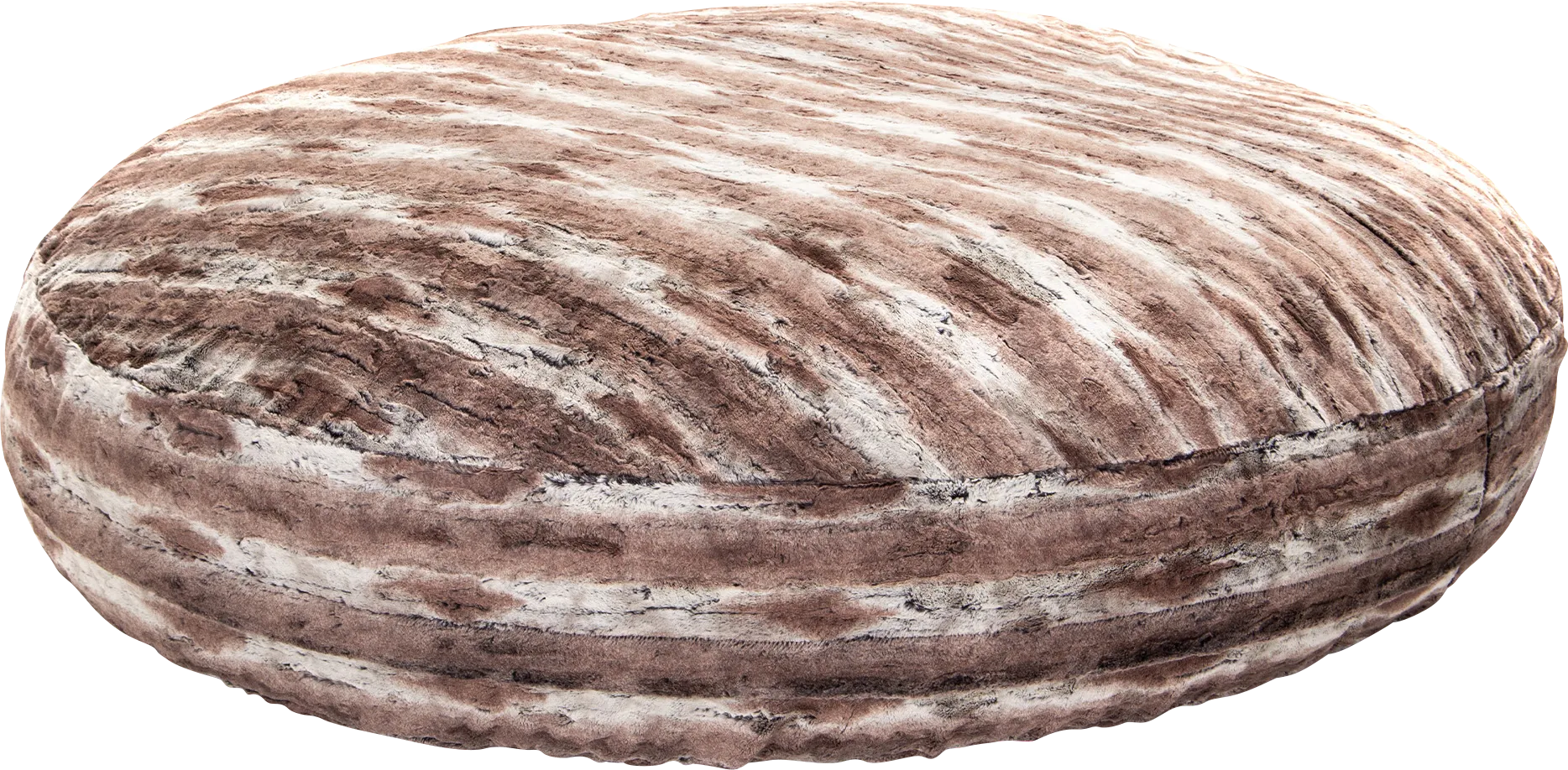 Kids Winter Dream Brown Large Faux Fur Bean Bag - Thumbnail - Image 1