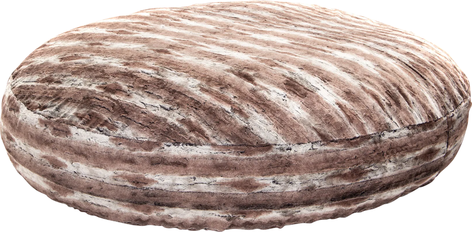 Kids Winter Dream Brown Large Faux Fur Bean Bag