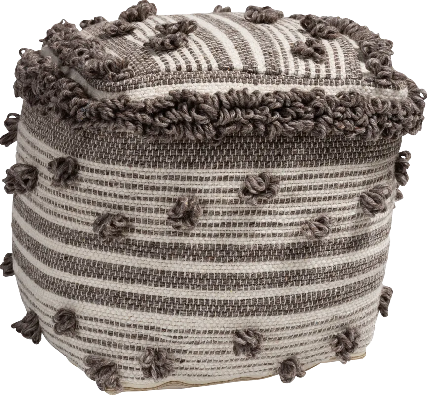 Chessington Brown Pouf