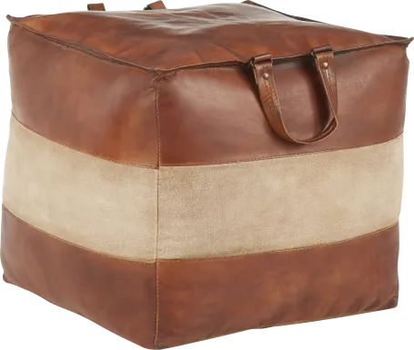 Martee Brown Ottoman