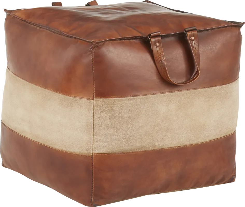 Martee Brown Ottoman