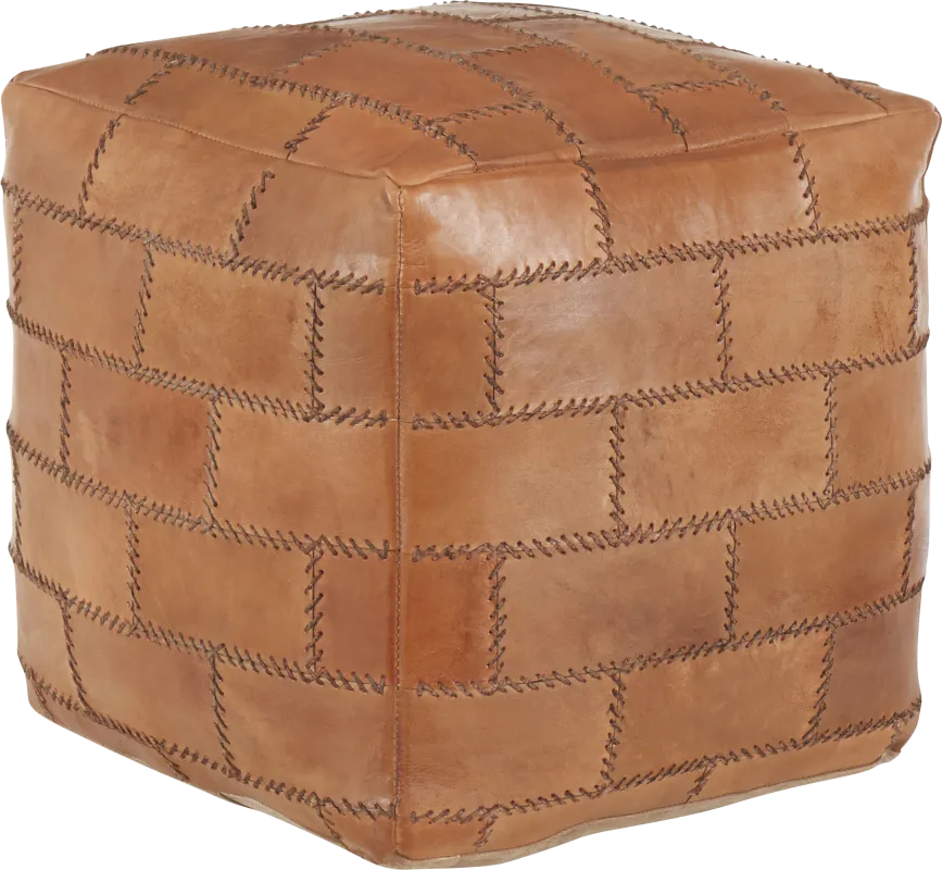 Letchworth Brown Ottoman