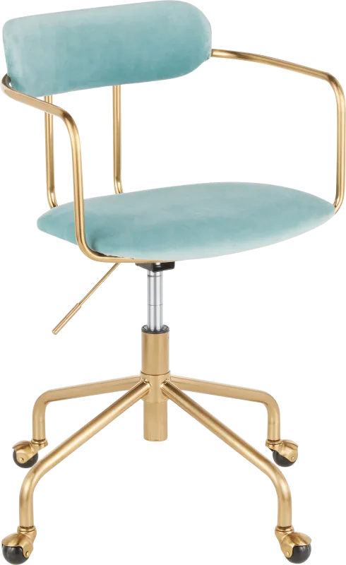 Corkern Blue Desk Chair