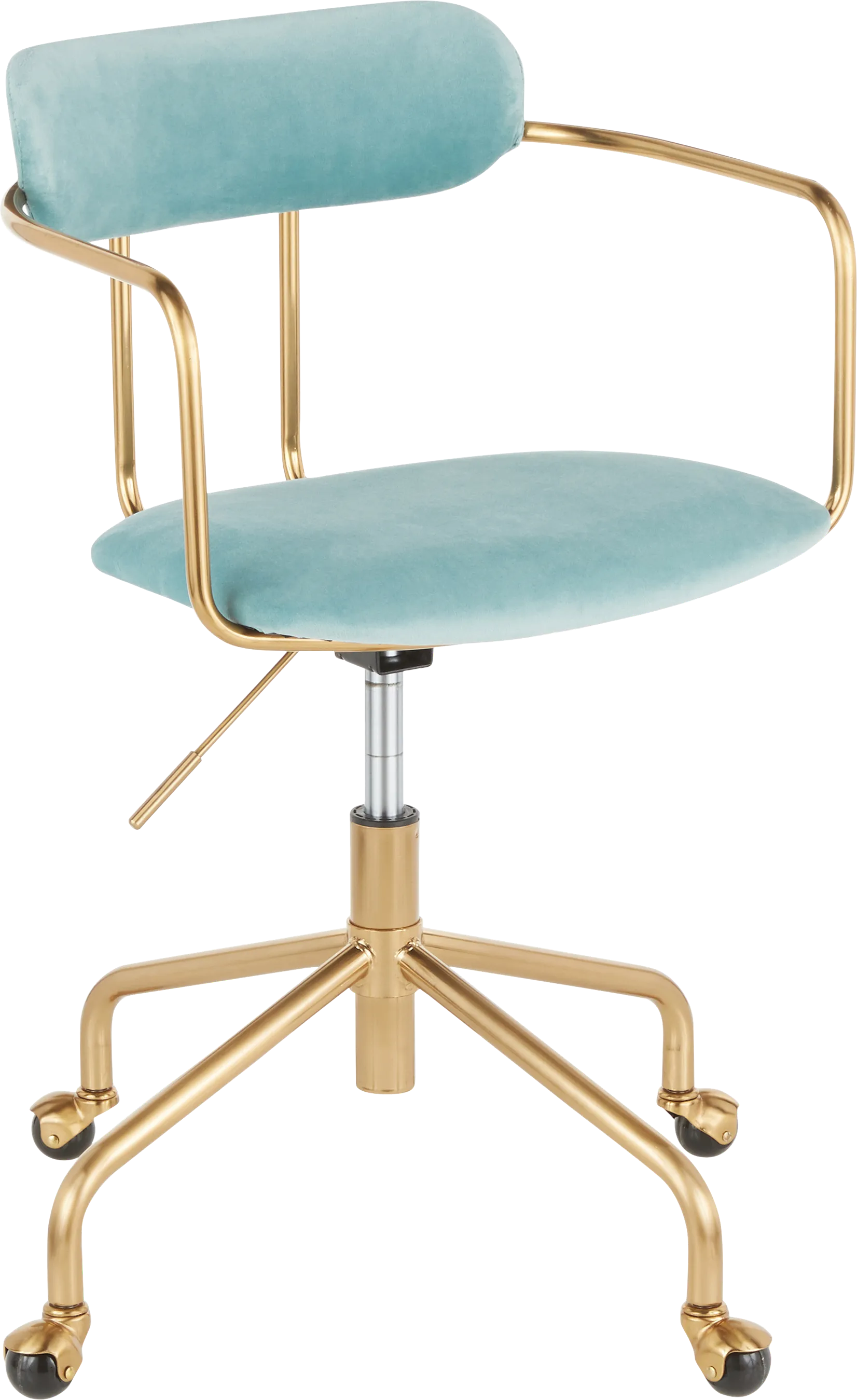 Corkern Blue Desk Chair - Image 1