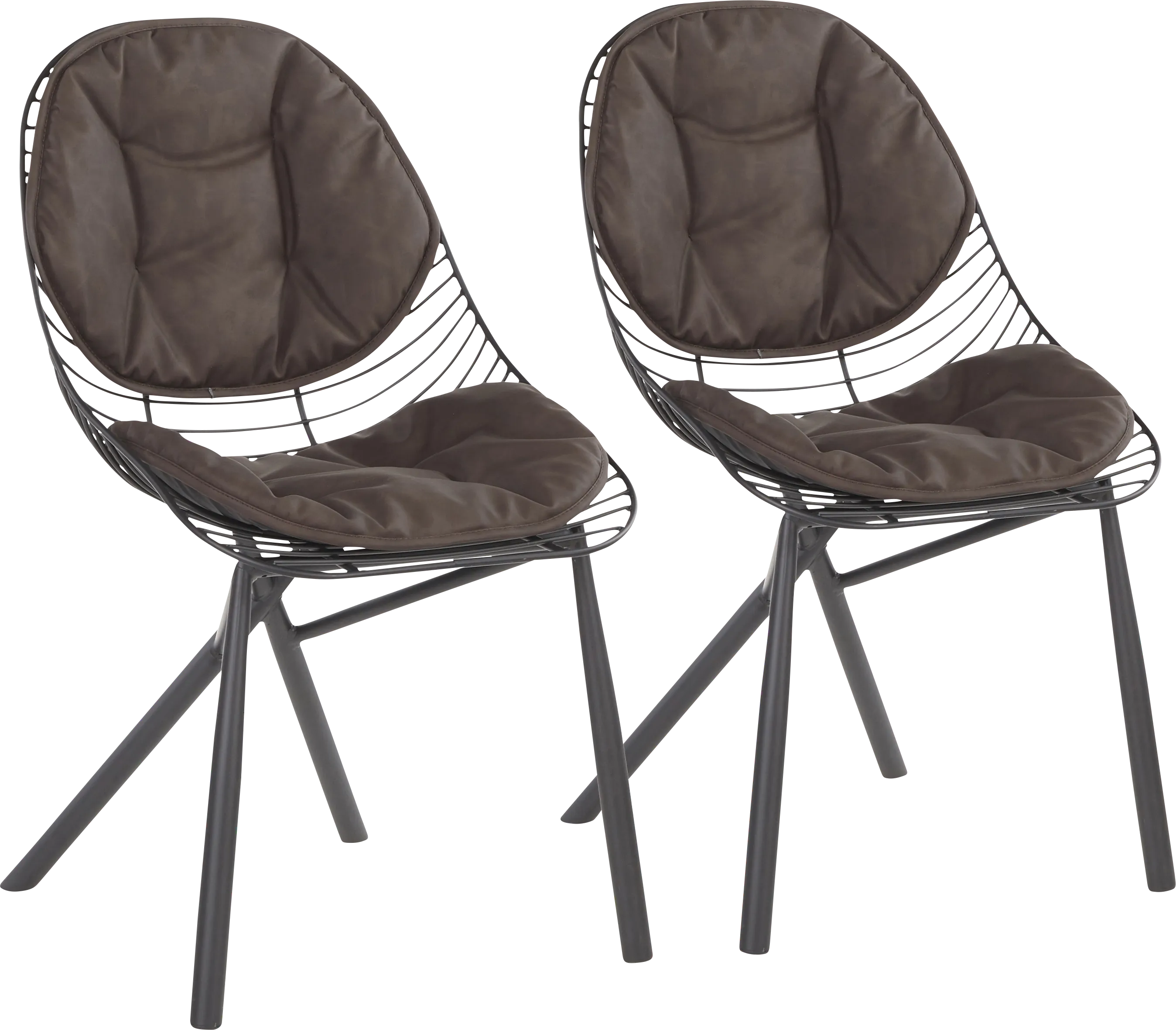 Winnifred Espresso Side Chair, Set of 2 - Thumbnail - Image 1