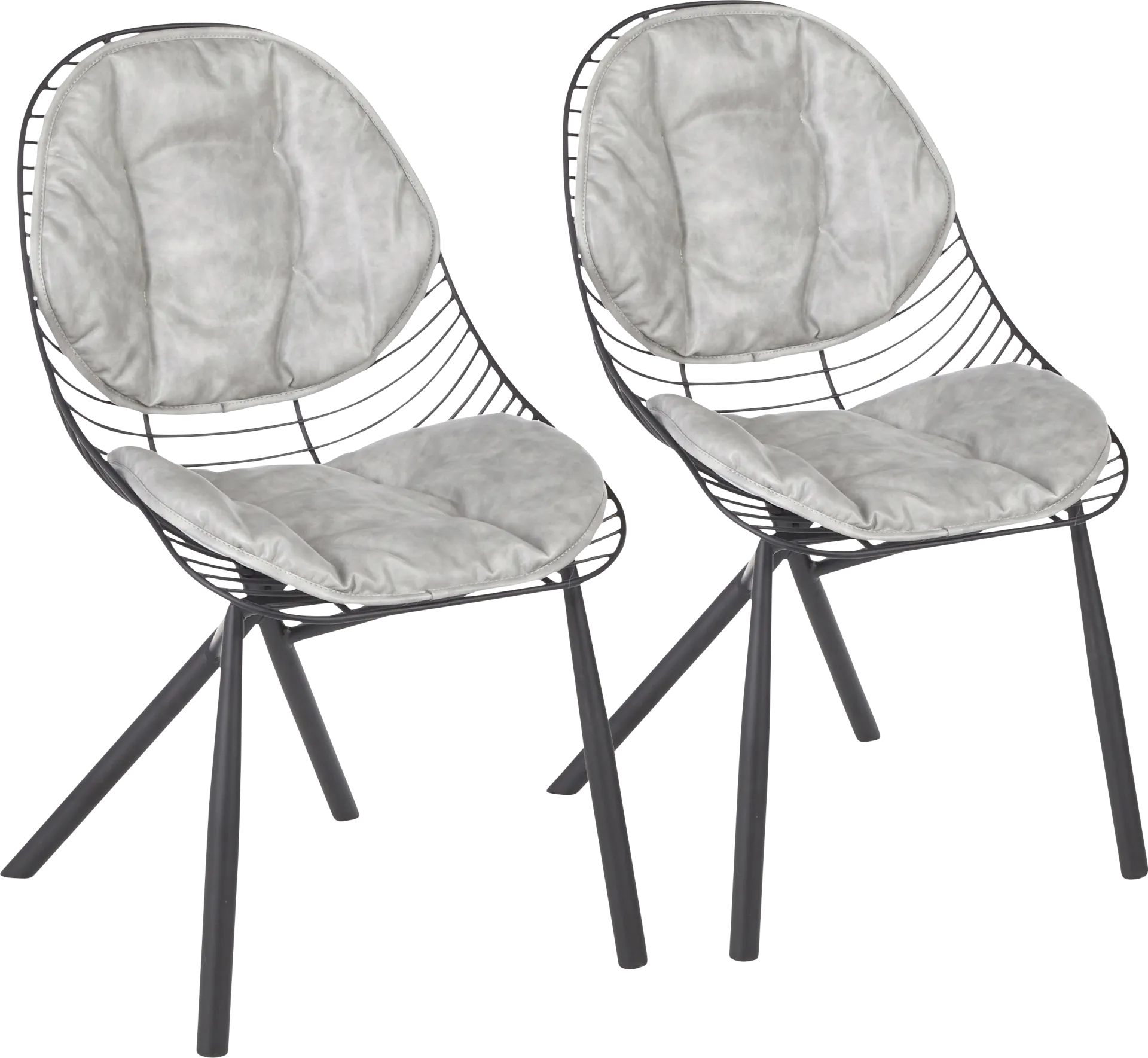 Winnifred Gray Side Chair, Set of 2 - Image 1