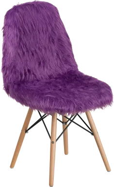 Kids Crestmount Purple Accent Chair
