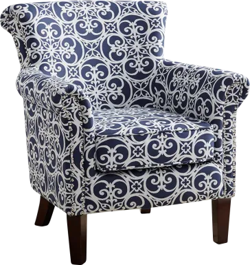 Parwood Navy Accent Chair