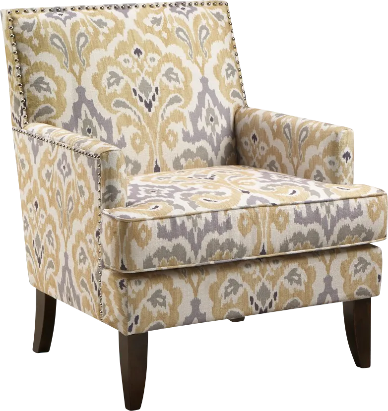 Aubinwood Yellow Accent Chair - Image 1