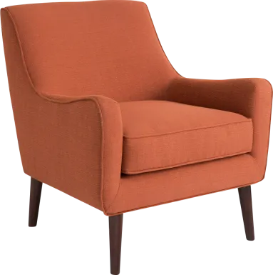 Frostwood Orange Accent Chair