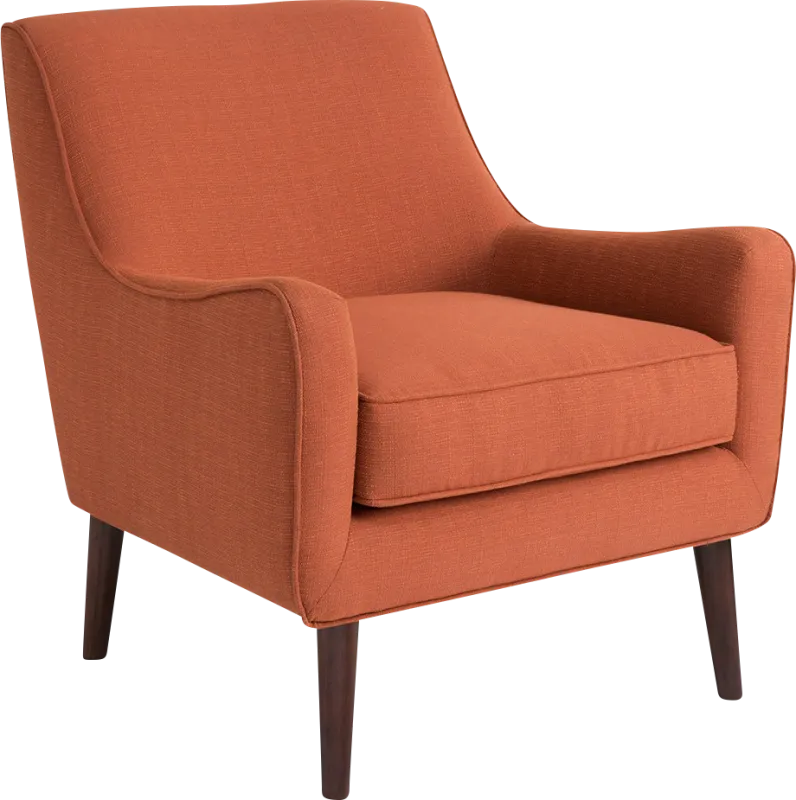 Frostwood Orange Accent Chair