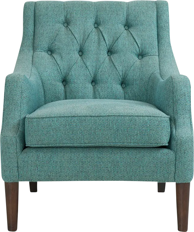 Parknoll Teal Accent Chair - Thumbnail - Image 1