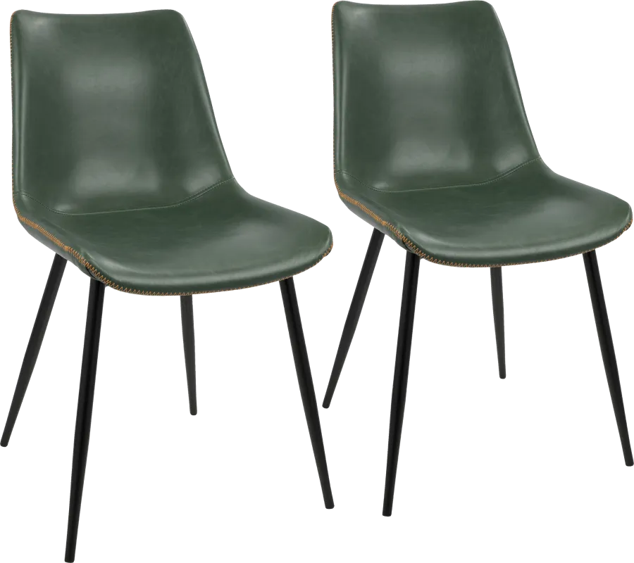 Tobin Green Dining Chair (Set of 2)