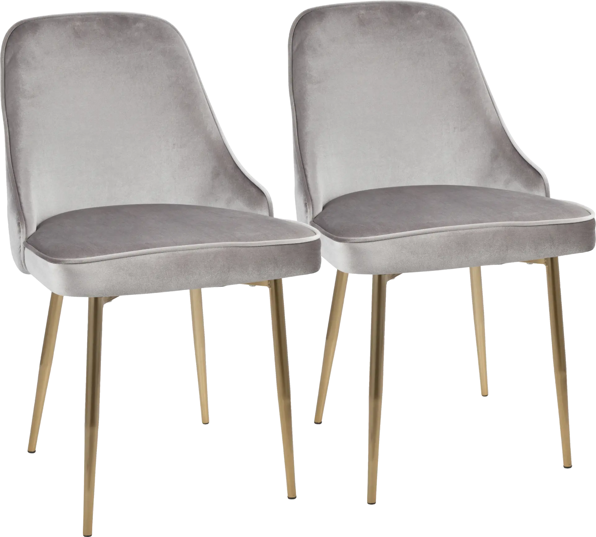 Clovis Silver Dining Chair, Set of 2