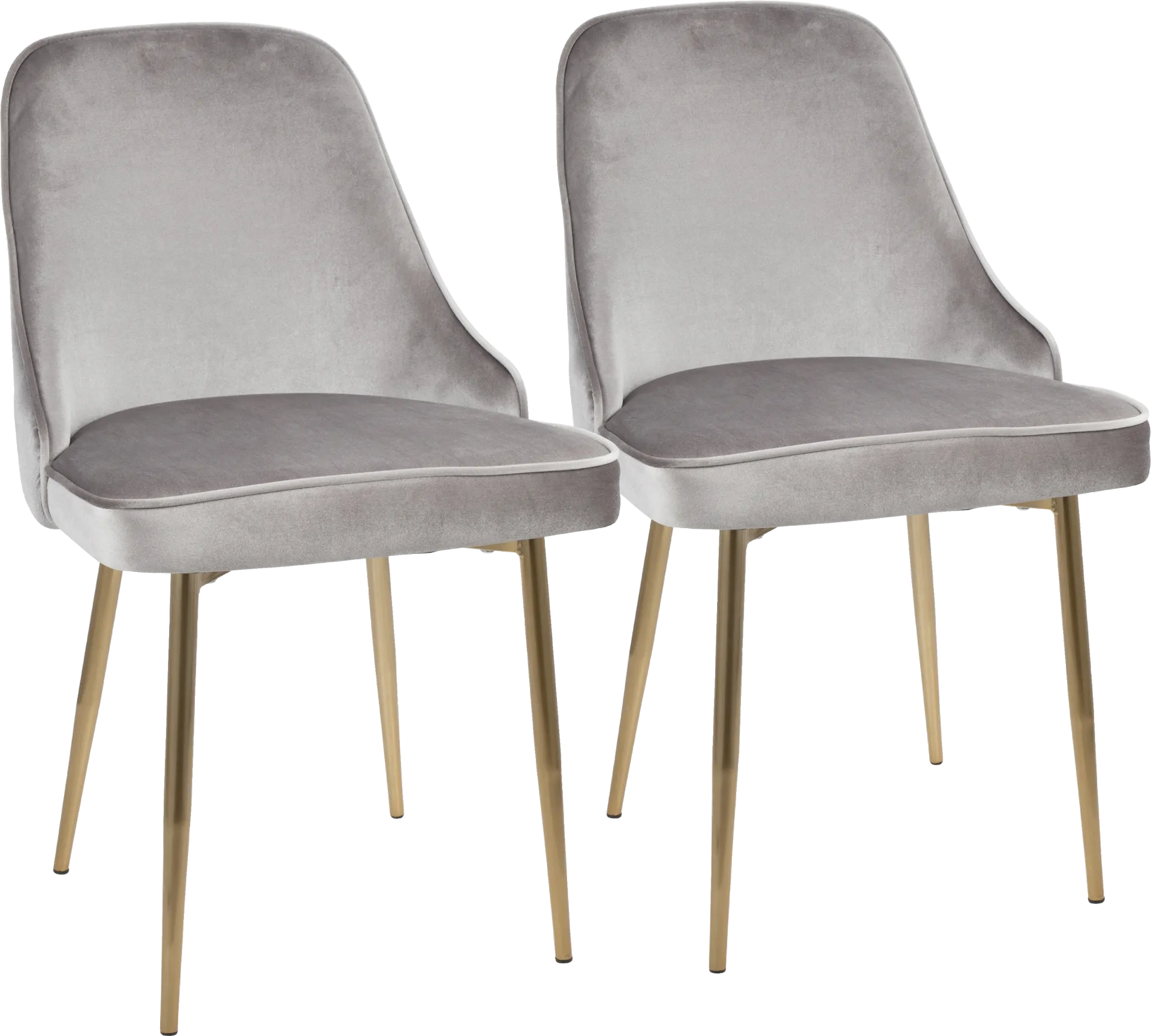 Clovis Silver Dining Chair, Set of 2 - Image 1