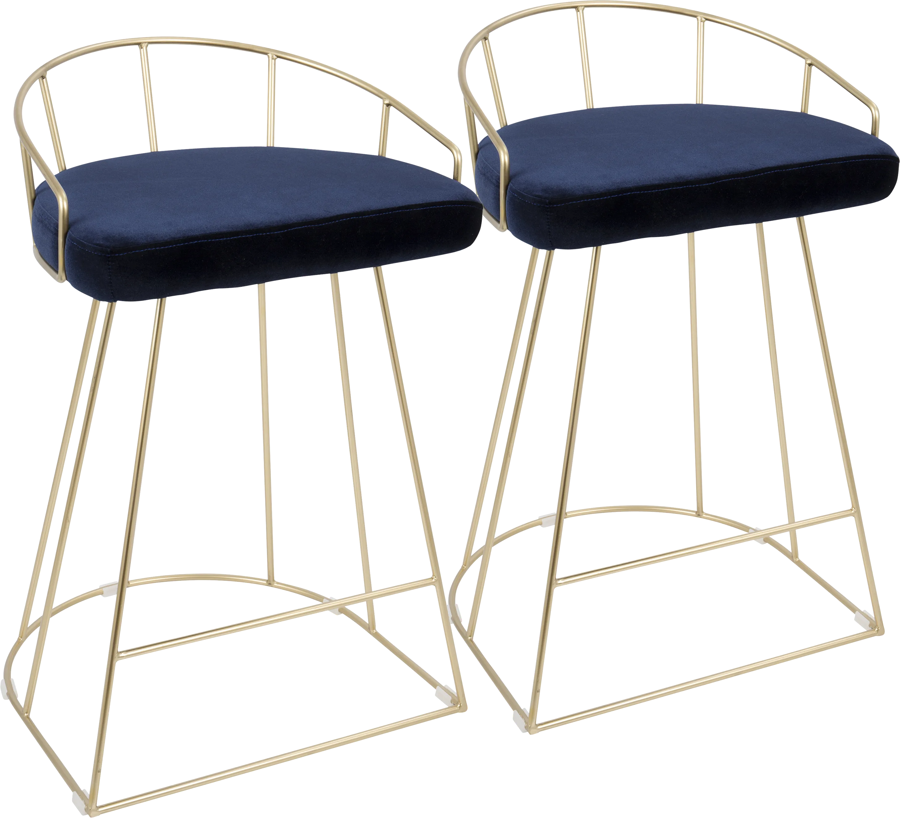 Filia Blue Counter Height Stool (Set of 2) - Thumbnail - Image 1