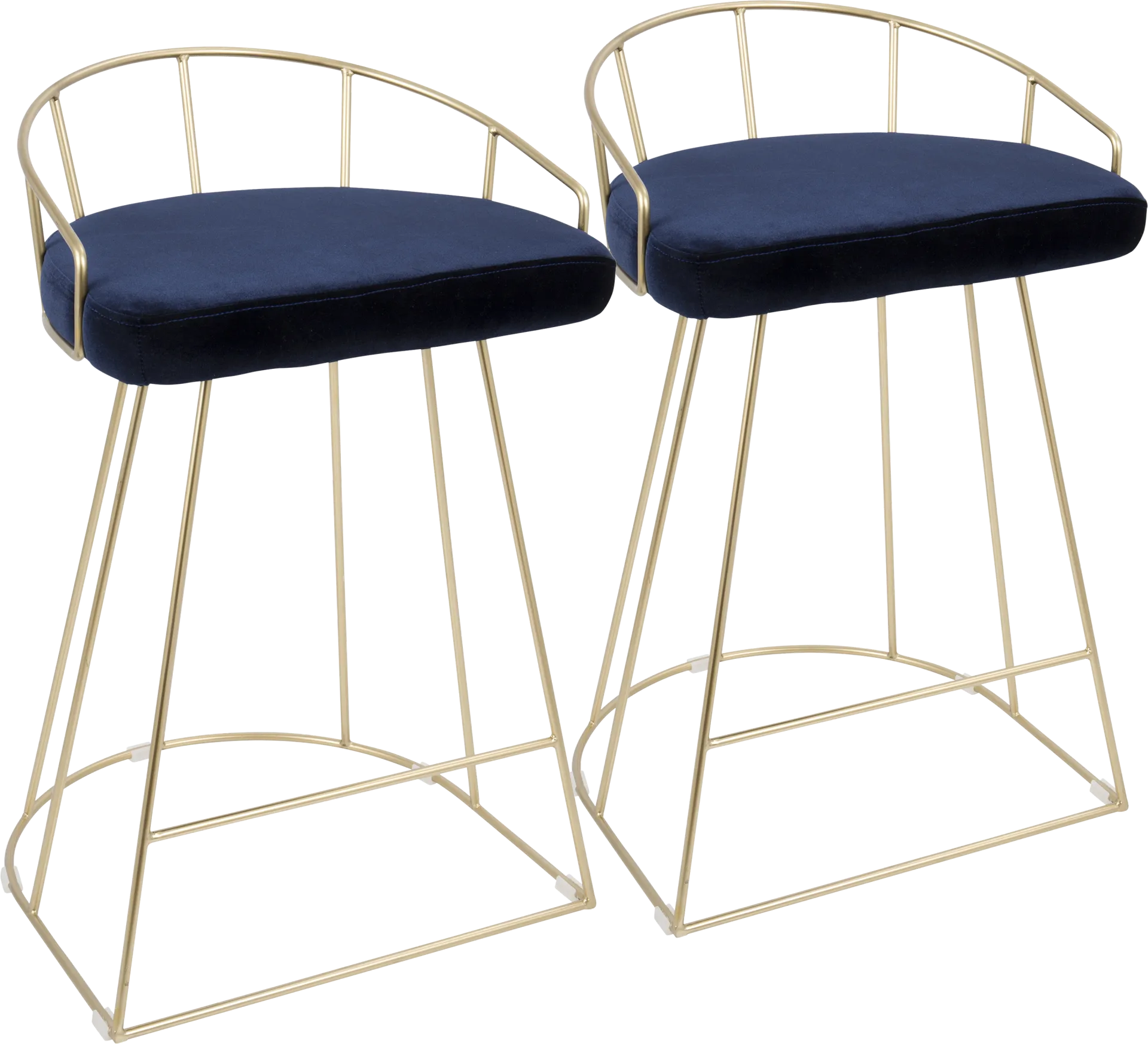 Filia Blue Counter Height Stool (Set of 2) - Image 1