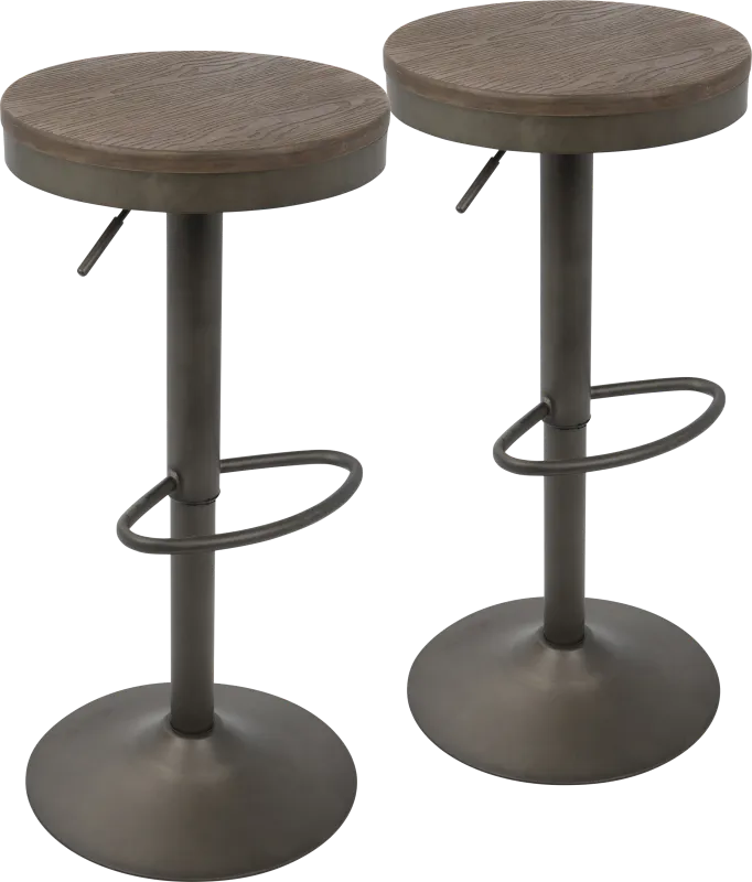 Chaz Brown Barstool (Set of 2)