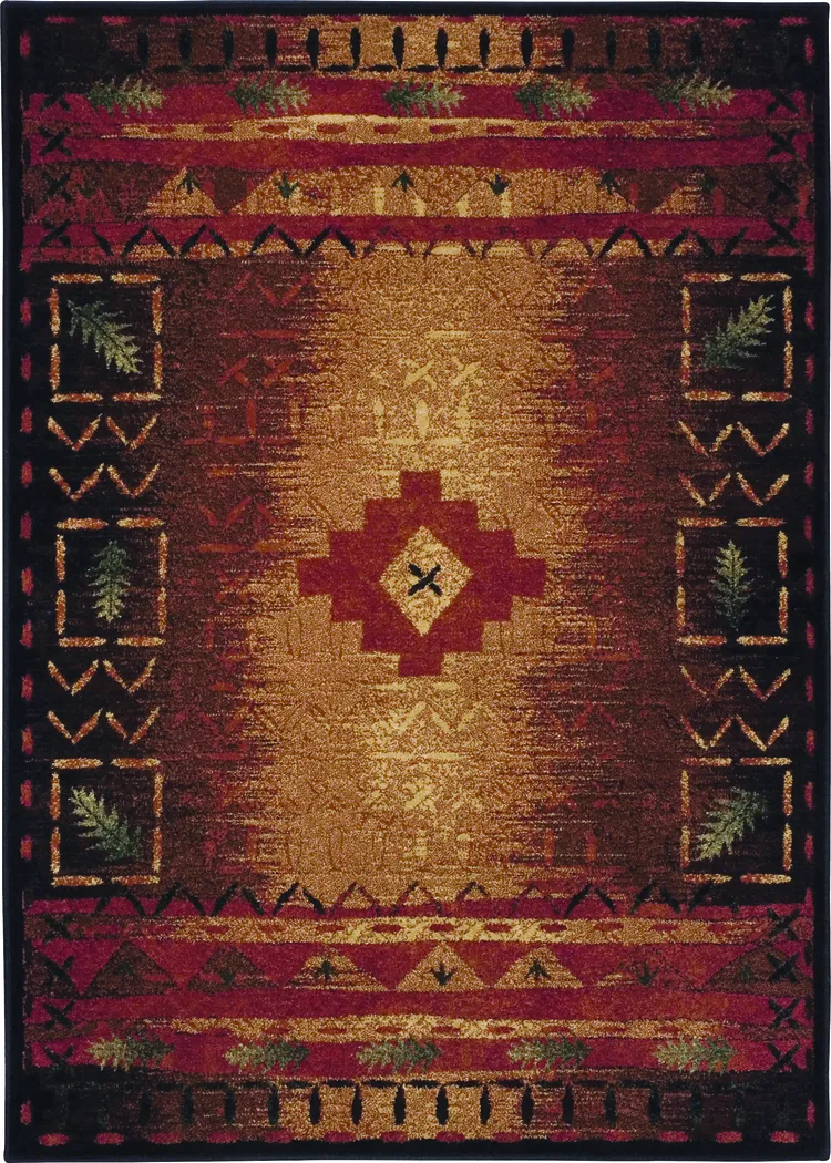 8 x 11 Tribal Rug - Thumbnail - Image 1