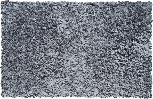 Kids Fuzzy Clouds Gray 3' x 5' Rug