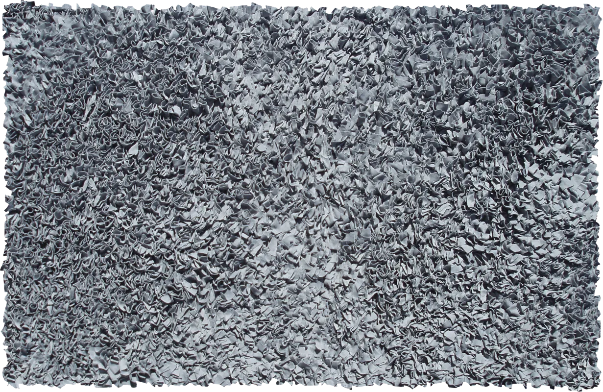 Kids Fuzzy Clouds Gray 3' x 5' Rug