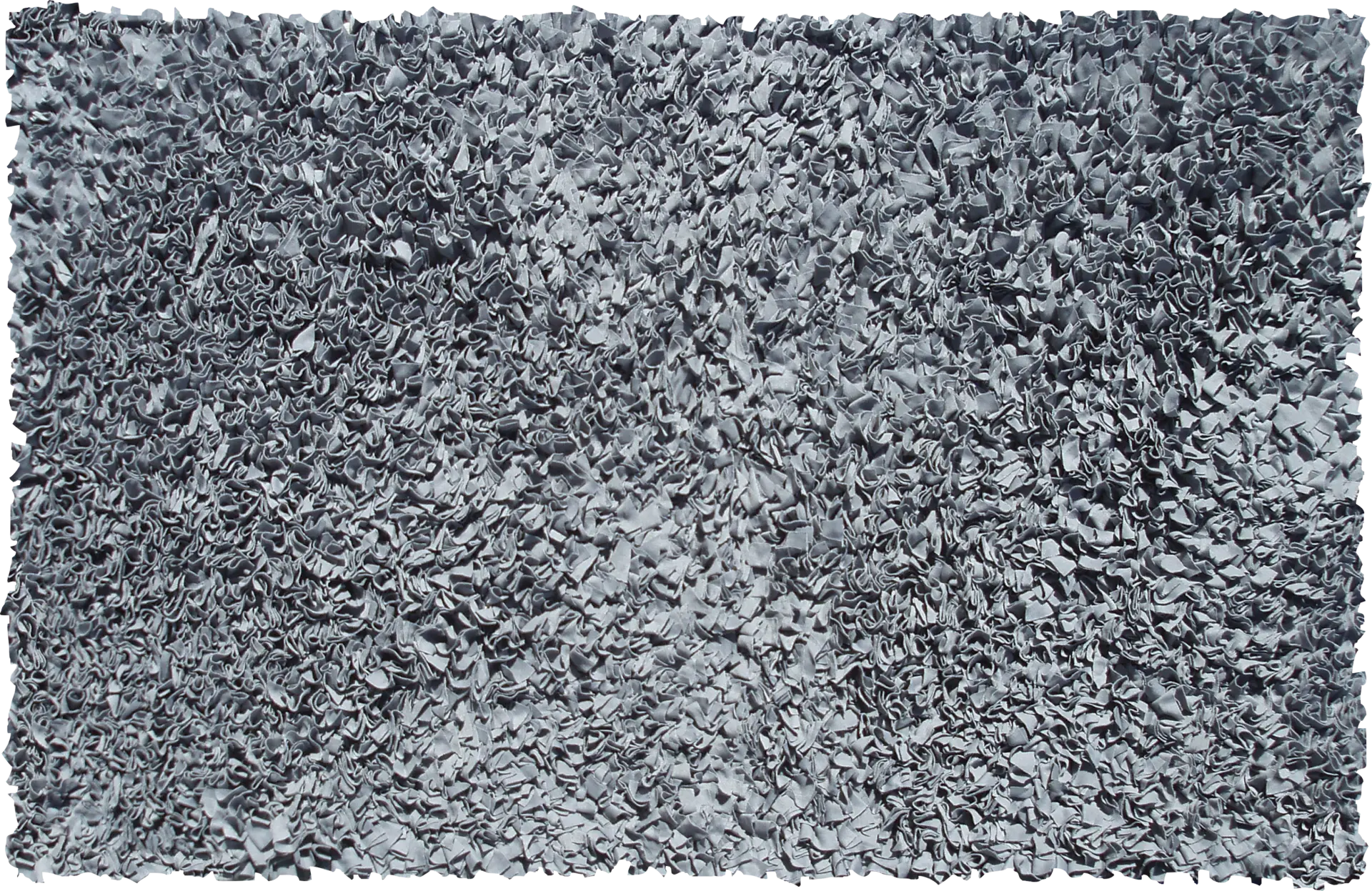 Kids Fuzzy Clouds Gray 3' x 5' Rug