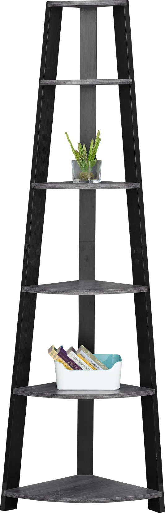 Willomet Gray Bookcase - Image 1